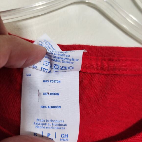 Port & Company Kansas City Chiefs short sleeves baby tee woman's size small - Picture 4 of 6